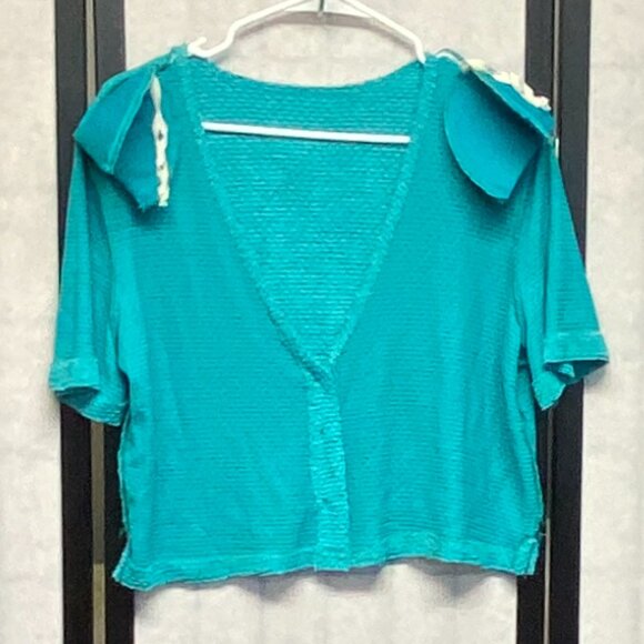 Vintage Molly Malloy Floral Tank Maxi Dress Crop Textured Jacket 2pc Set Blue 12 - Picture 10 of 15